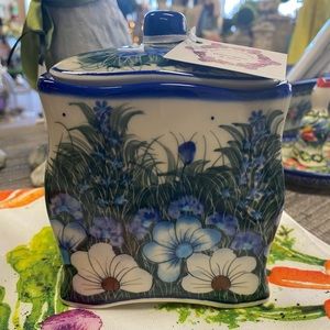 Polish Pottery Large Container